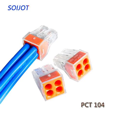 push wire wiring connector for junction box pct-104|PCT.